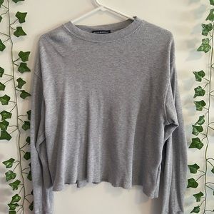 BRANDY MELVILLE gray long sleeve